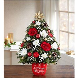 Merry Christmas Holiday Tree Flower Power, Florist Davenport FL